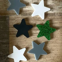 Extra Stars Green Glitter